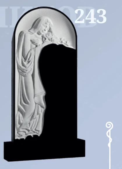 Фрезерованный памятник: Модель №243 — артикул catalog-freza-243